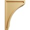 Ekena Millwork 3"W x 5 1/2"D x 8"H Medium Lawson Wood Corbel, Alder CORW03X05X08LWAL - alternate 4